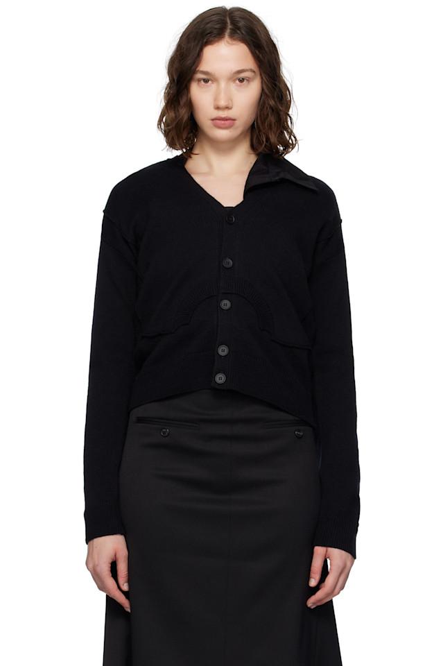 Шерстяной кардиган Mm6 Maison Margiela, черный
Шерстяной кардиган Mm6 Maison Margiela, черный