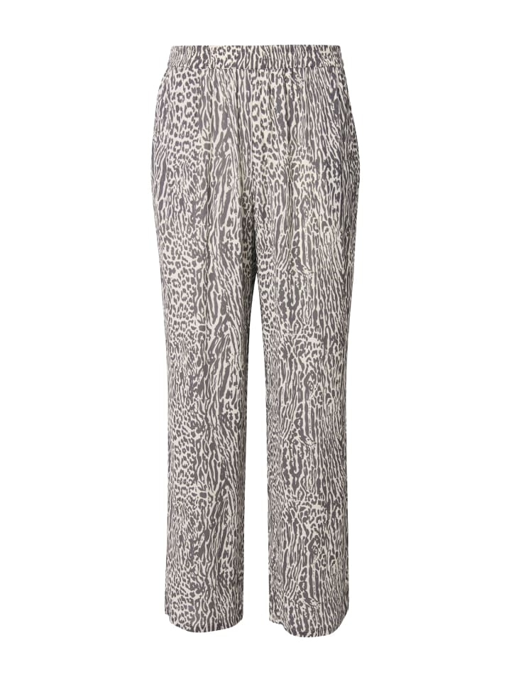 Тканевые брюки Ulla Popken, белый 
Тканевые брюки Ulla Popken, белый