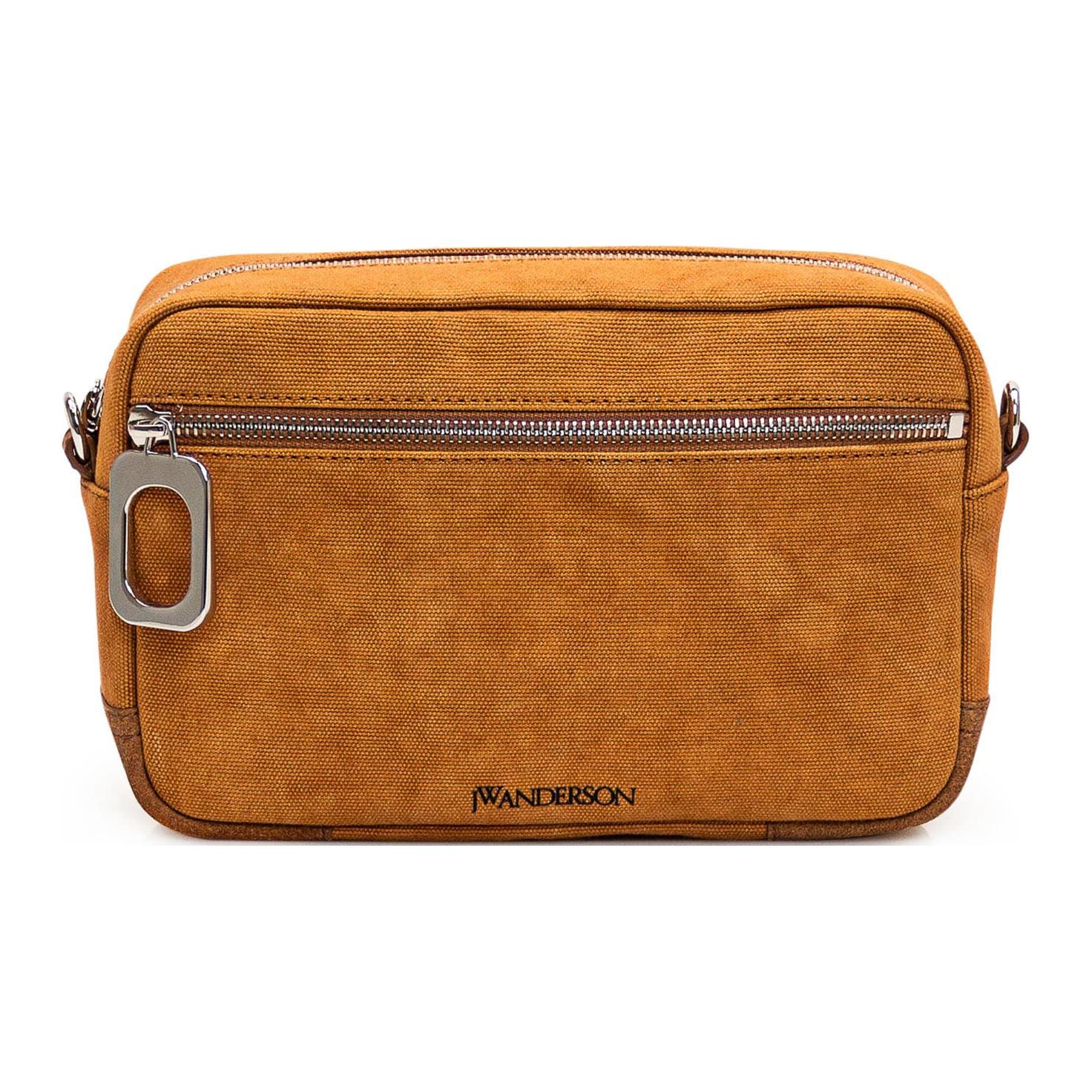 Кожаная сумка через плечо женская карамельная JW Anderson 
Кожаная сумка через плечо женская карамельная JW Anderson