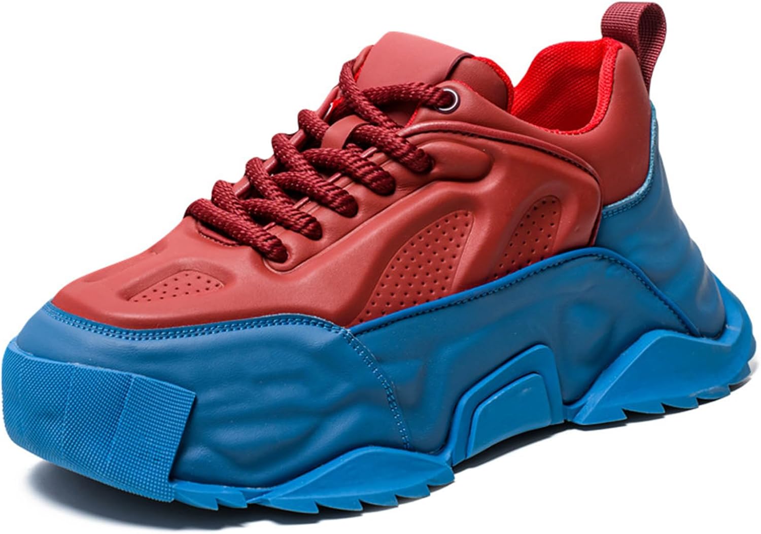 Мужские повседневные спортивные кроссовки для тенниса, работы и прогулок, платформенные массивные модные кроссовки для мужчин Spwagym, красный/синий
Мужские повседневные спортивные кроссовки для тенниса, работы и прогулок, платформенные массивные модные кроссовки для мужчин Spwagym, красный/синий