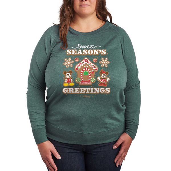 Микки и Минни маус сладкие праздничные поздравления френч тери с длинным рукавом плюс сайз Disney, зеленый
Микки и Минни маус сладкие праздничные поздравления френч тери с длинным рукавом плюс сайз Disney, зеленый