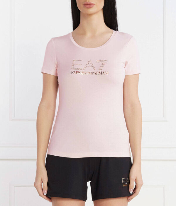 Футболка женская Ea7 с логотипом, розовый
Футболка женская Ea7 с логотипом, розовый