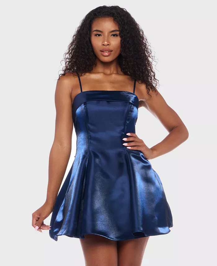 Короткое платье с квадратным вырезом для юниоров Alex & Sophia, синий
Короткое платье с квадратным вырезом для юниоров Alex & Sophia, синий