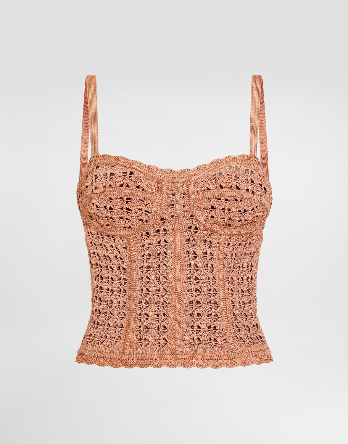 Вискозный бюстье-топ Dolce & Gabbana, коричневый
Вискозный бюстье-топ Dolce & Gabbana, коричневый