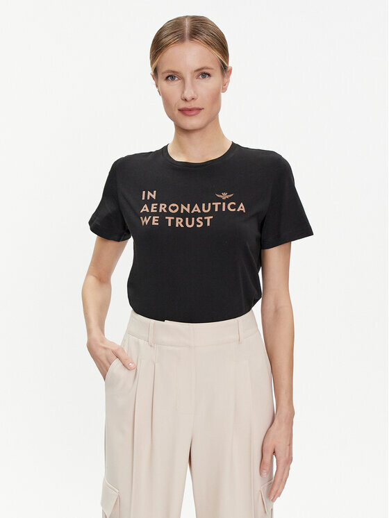 Футболка стандартного кроя Aeronautica Militare, черный
Футболка стандартного кроя Aeronautica Militare, черный