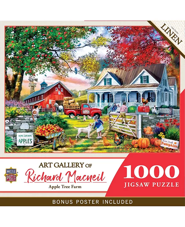 Галерея шедевров - пазл из 1000 элементов «Яблоневая ферма» Masterpieces Puzzles, multicolor
Галерея шедевров - пазл из 1000 элементов «Яблоневая ферма» Masterpieces Puzzles, multicolor