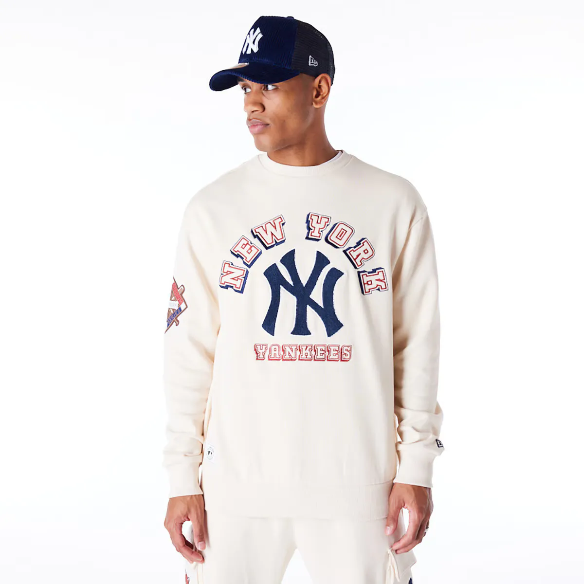 Мужская толстовка с круглым вырезом, свободного покроя, Wrld Series New York Yankees New Era, бежевый
Мужская толстовка с круглым вырезом, свободного покроя, Wrld Series New York Yankees New Era, бежевый