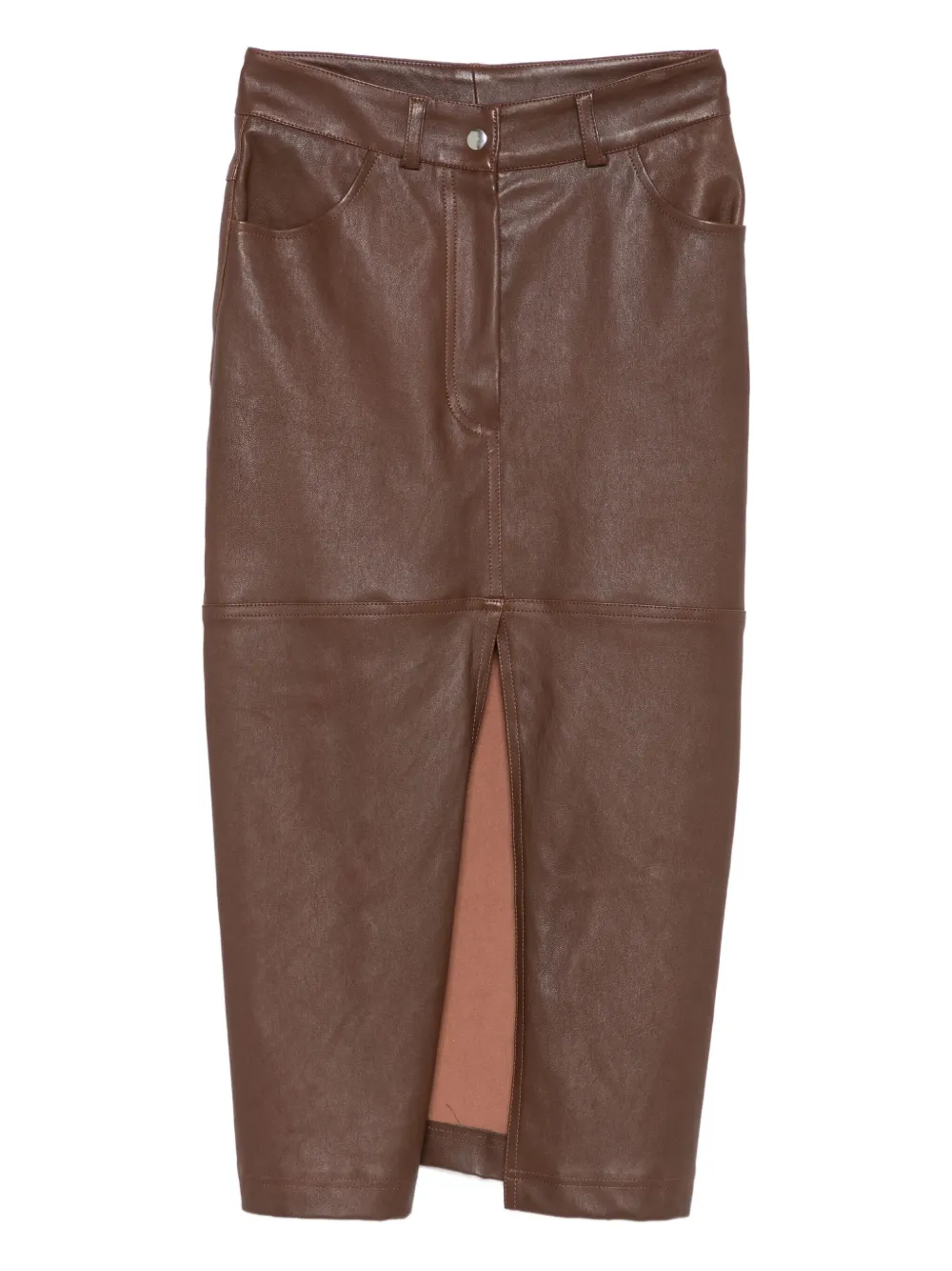 Кожаная юбка с разрезом Almaz, коричневый
Кожаная юбка с разрезом Almaz, коричневый