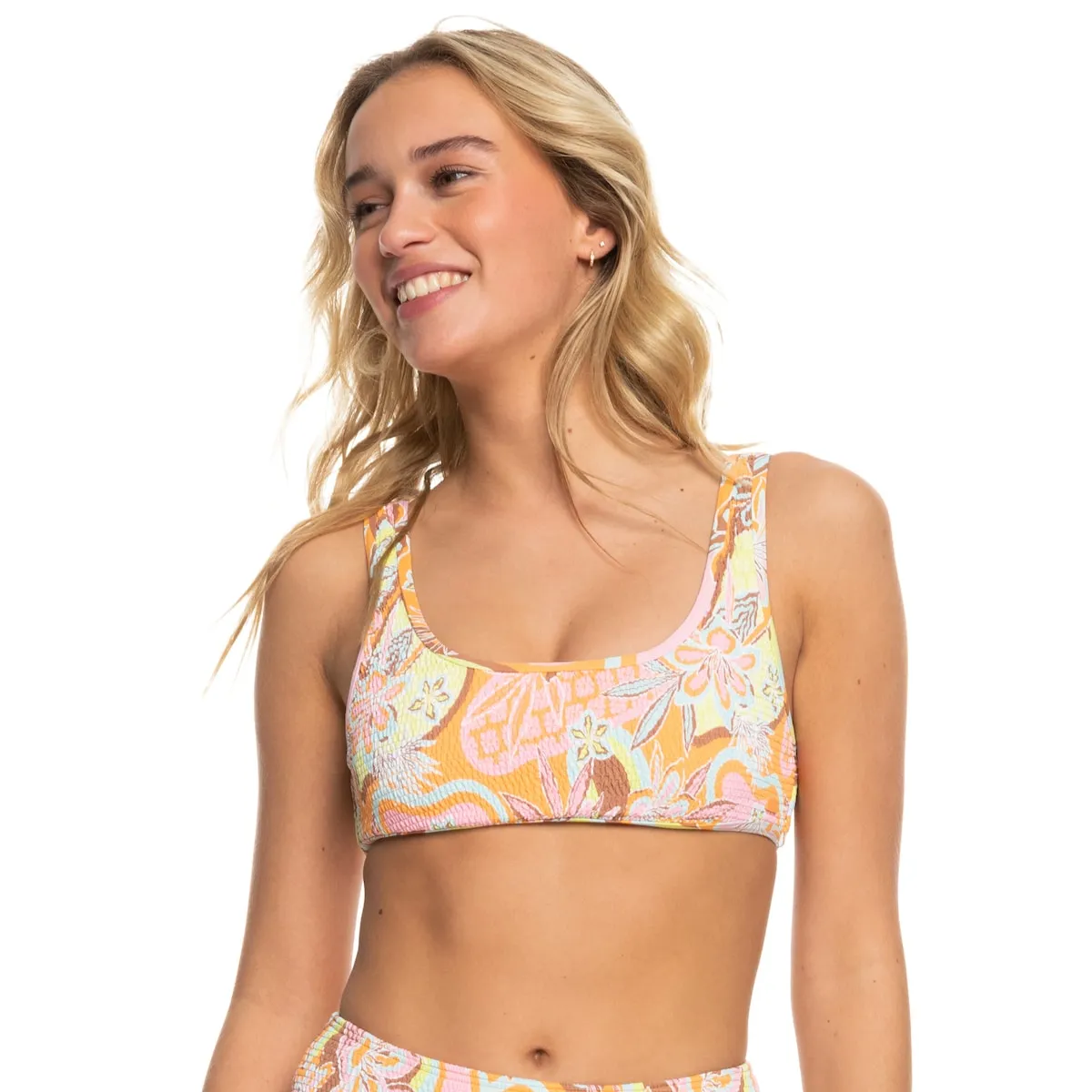 Женский бикини-топ Floraldelic Roxy, оранжевый
Женский бикини-топ Floraldelic Roxy, оранжевый