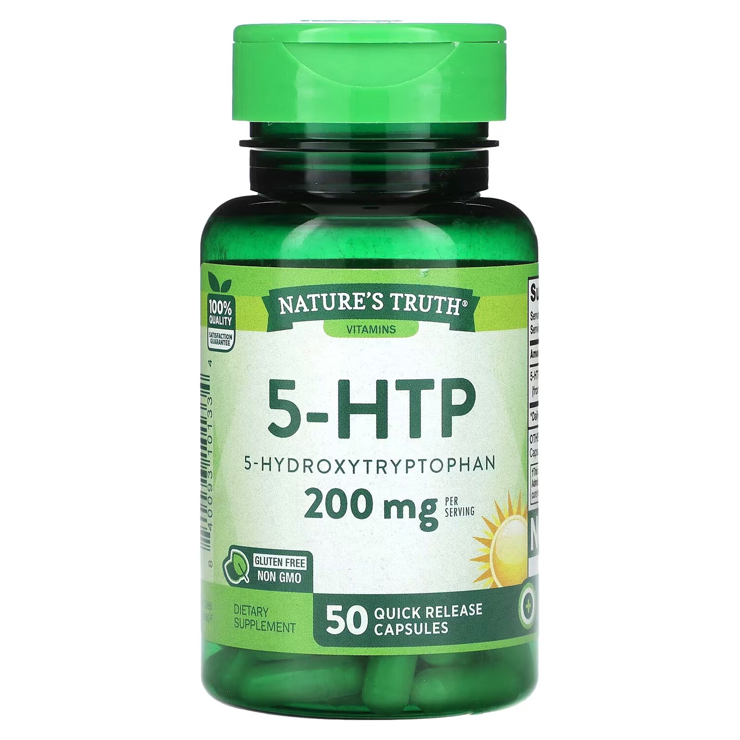 Добавка Nature's Truth 5-HTP 200 мг, 50 капсул
Добавка Nature's Truth 5-HTP 200 мг, 50 капсул