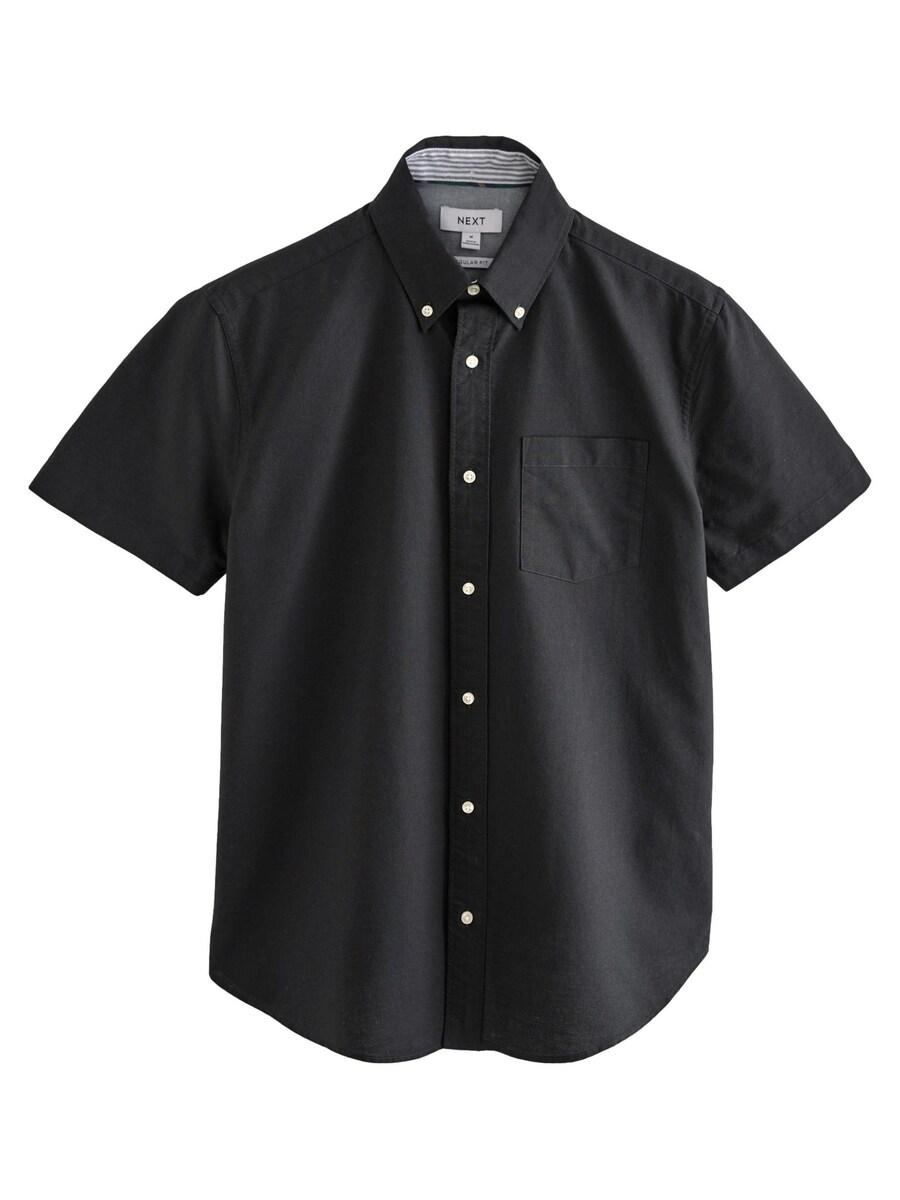 Рубашка на пуговицах классического кроя Next Oxford, черный
Рубашка на пуговицах классического кроя Next Oxford, черный