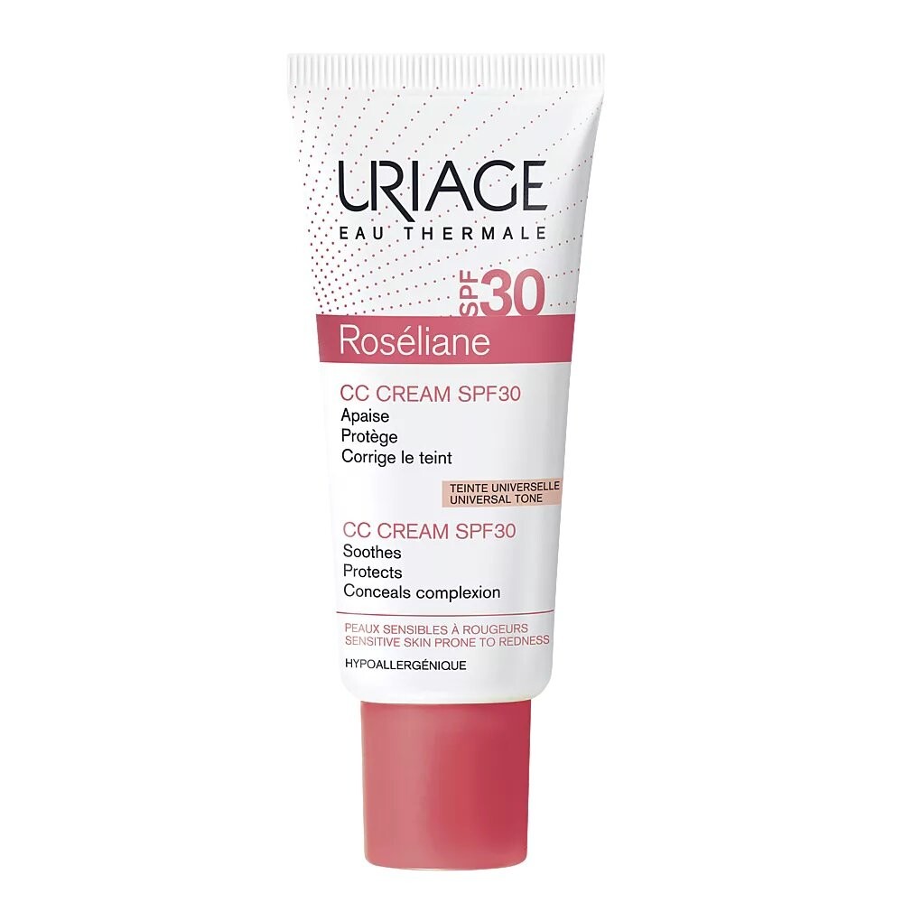 Uriage, Roseliane CC, Тонирующий крем SPF 30, 40 мл 
Uriage, Roseliane CC, Тонирующий крем SPF 30, 40 мл