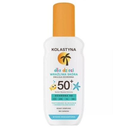 Kolastine 150мл солнцезащитный спрей для детей SPF50 Sarantis S.A. Opalanie
Kolastine 150мл солнцезащитный спрей для детей SPF50 Sarantis S.A. Opalanie