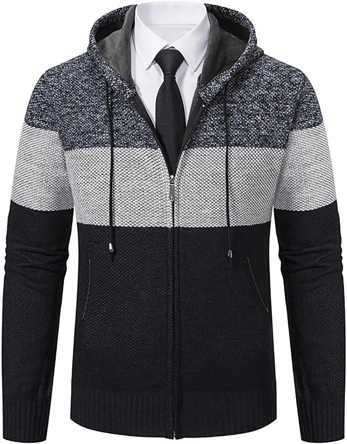 Мужской свитер-кардиган Casual Fleece Lined с молнией
Мужской свитер-кардиган Casual Fleece Lined с молнией