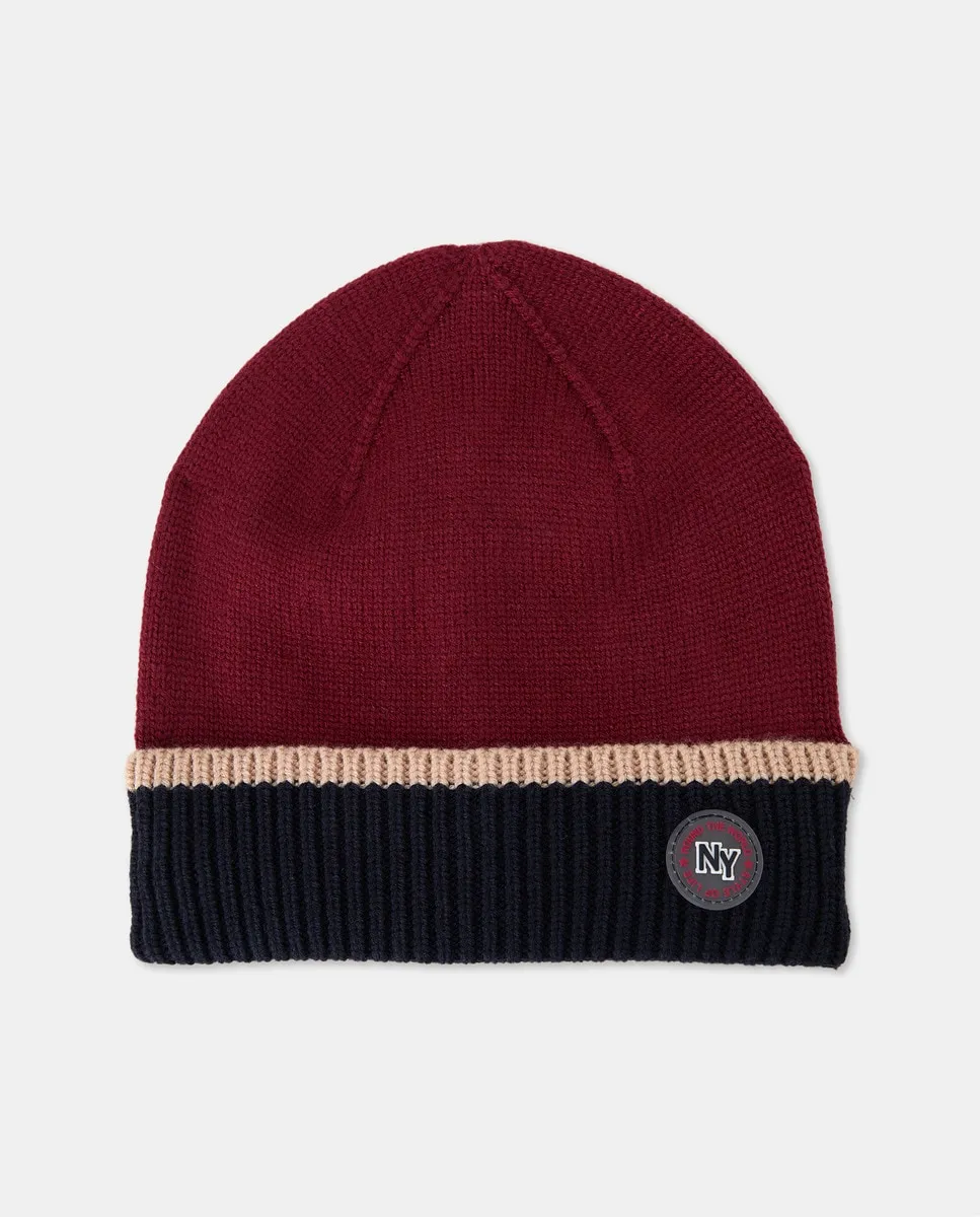 Двухцветная гладкая шапка для мальчика Kids El Corte Inglés, бордовый
Двухцветная гладкая шапка для мальчика Kids El Corte Inglés, бордовый