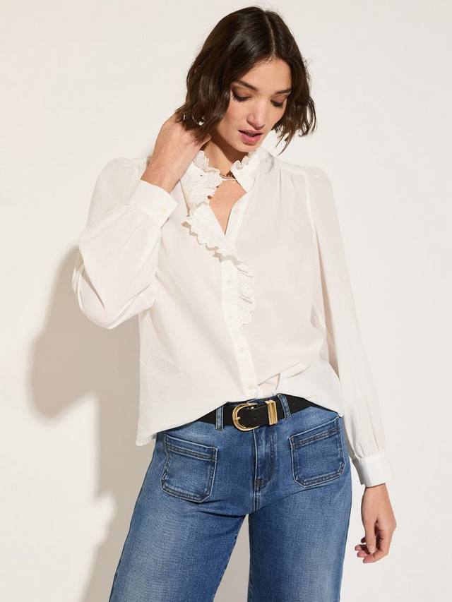 Блузка из чистого органического хлопка с оборкой milla Baukjen, цвет Soft White
Блузка из чистого органического хлопка с оборкой milla Baukjen, цвет Soft White