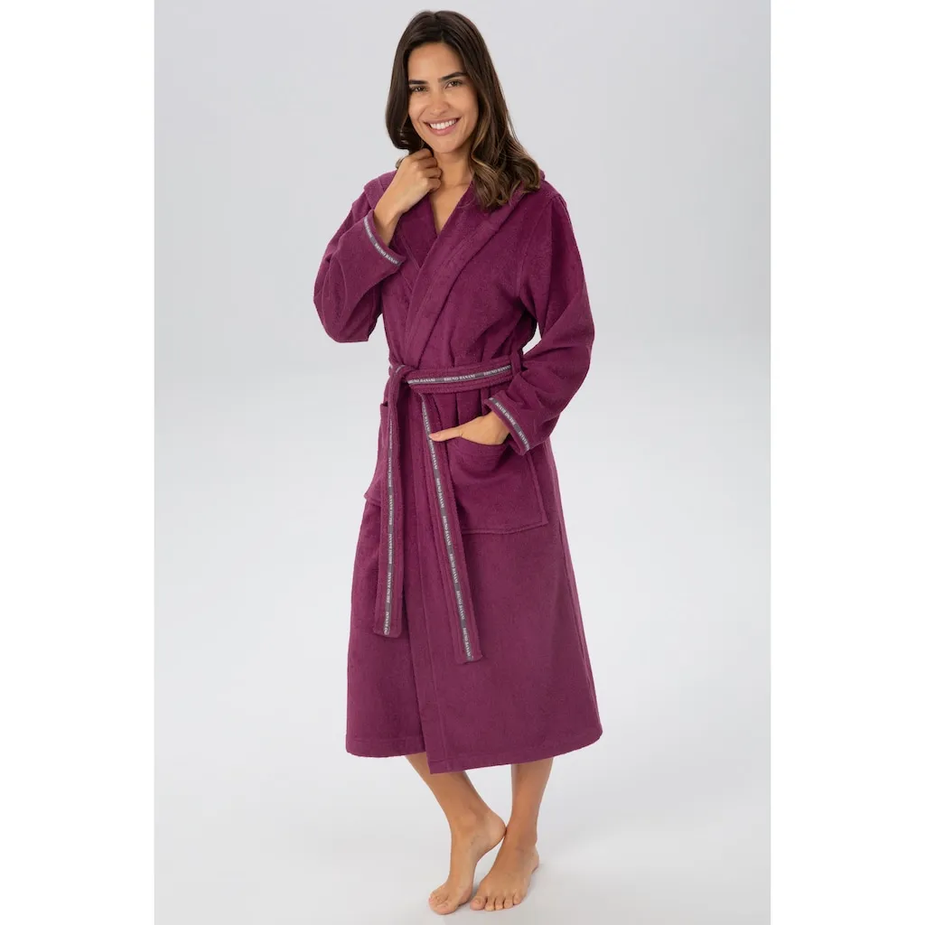 Женский банный халат Danny, идеально подходит для сауны и СПА, гостиничный халат, утренний халат, 1 шт., с логотипом, из 100% хлопка, размеры XS-3XL Bruno Banani, Beere
Женский банный халат Danny, идеально подходит для сауны и СПА, гостиничный халат, утренний халат, 1 шт., с логотипом, из 100% хлопка, размеры XS-3XL Bruno Banani, Beere