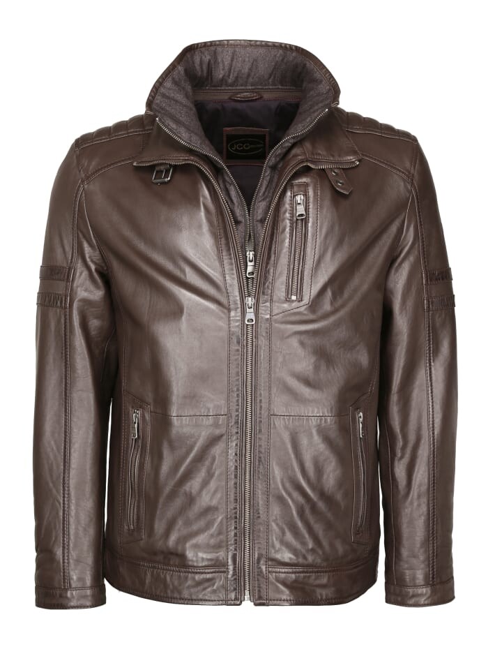 Кожаная куртка JCC 63535, коричневый
Кожаная куртка JCC 63535, коричневый