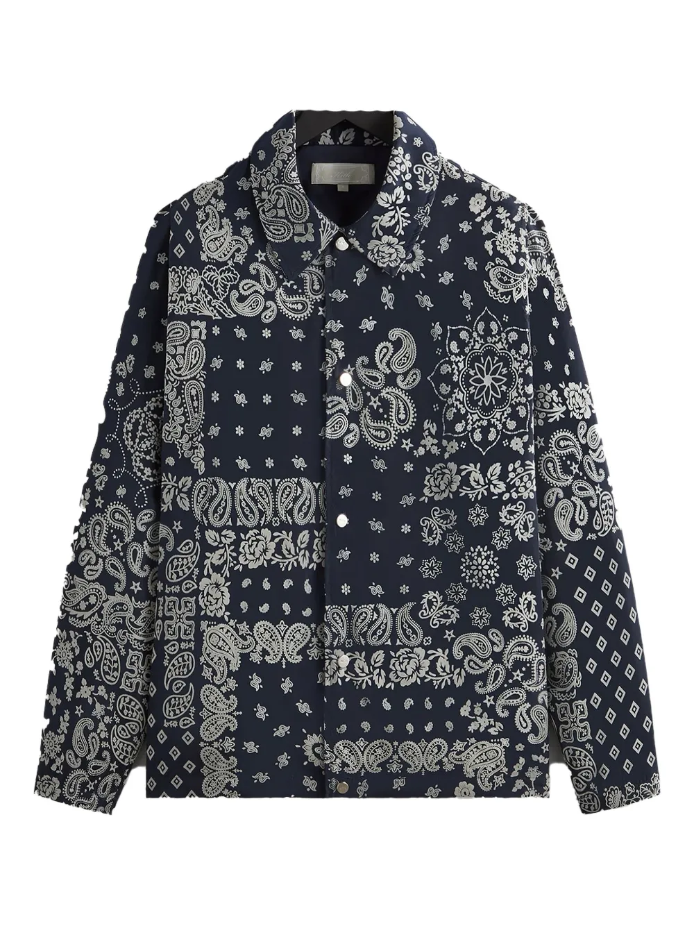 Куртка с принтом в технике пэчворк KITH, синий
Куртка с принтом в технике пэчворк KITH, синий