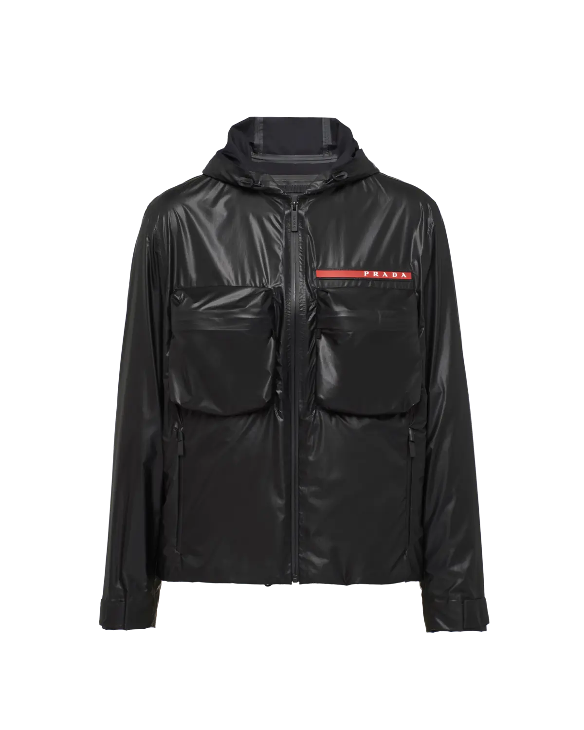 Куртка-карго из легкого Re-Nylon Prada, черный
Куртка-карго из легкого Re-Nylon Prada, черный