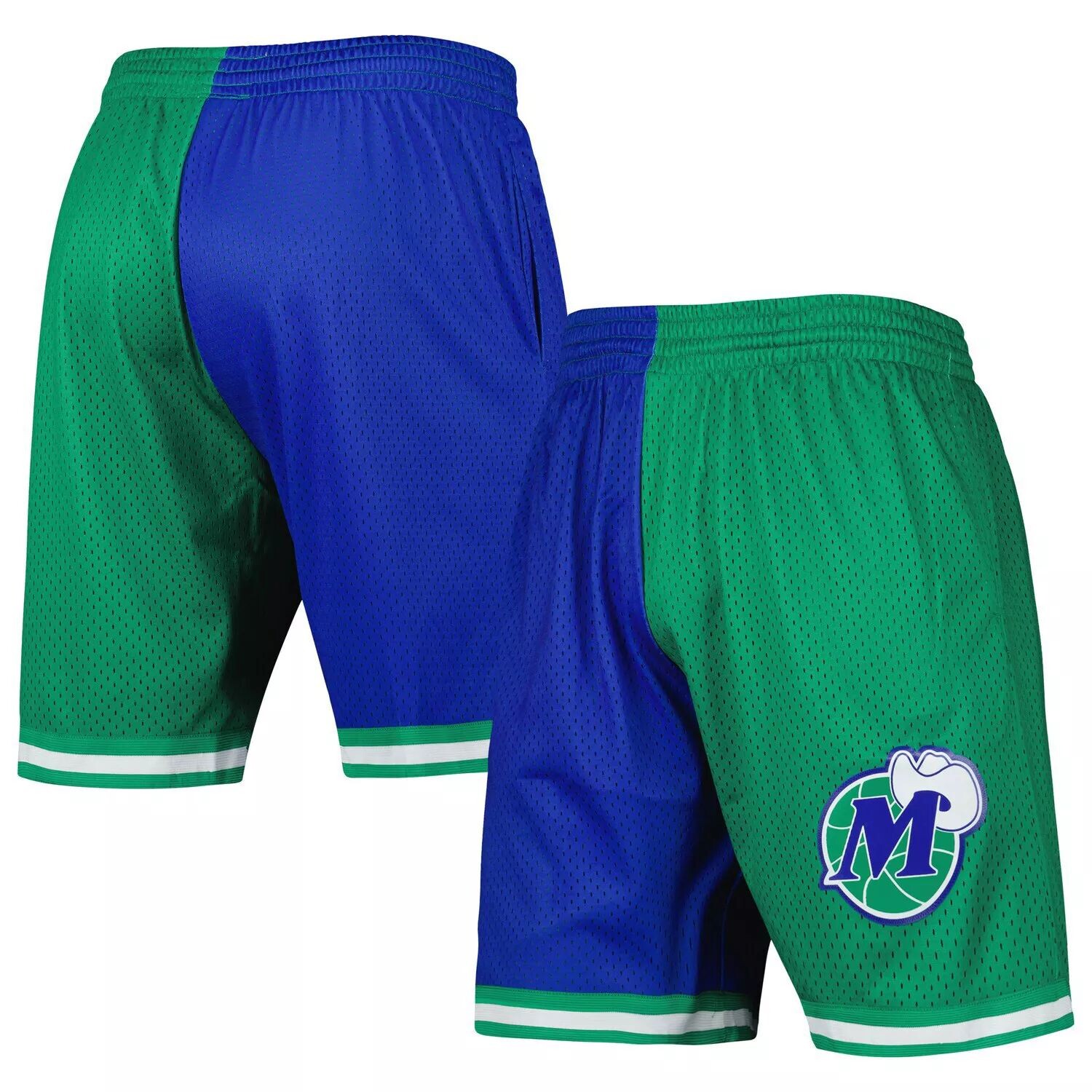 Мужские шорты Mitchell & Ness синие/зеленые Dallas Mavericks Hardwood Classics 1998 с разрезом Swingman
Мужские шорты Mitchell & Ness синие/зеленые Dallas Mavericks Hardwood Classics 1998 с разрезом Swingman