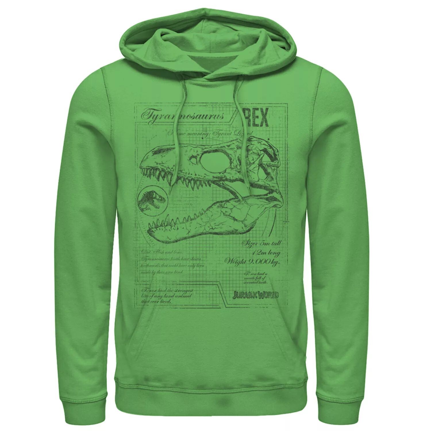 Мужская толстовка с капюшоном Jurassic World T-Rex Vintage Graph Licensed Character 
Мужская толстовка с капюшоном Jurassic World T-Rex Vintage Graph Licensed Character