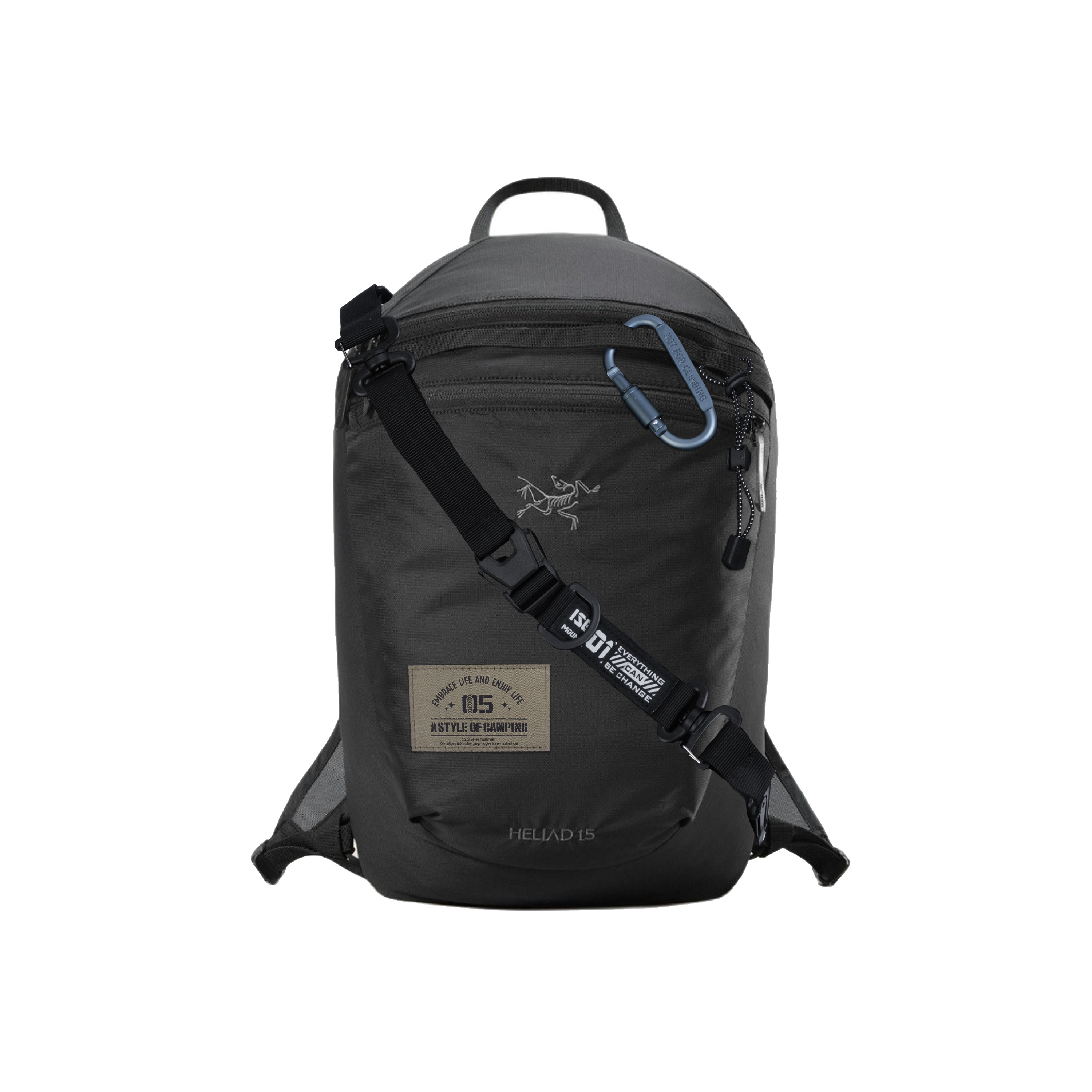 Arcteryx Полиамидный рюкзак унисекс, AND ENGOY 
Arcteryx Полиамидный рюкзак унисекс, AND ENGOY