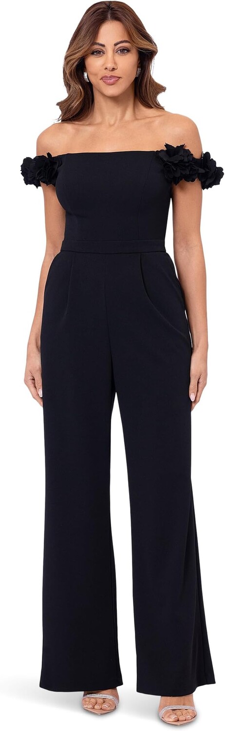 Комбинезон XSCAPE Long Scuba Crepe One Shoulder Jumpsuit, цвет Black 1
Комбинезон XSCAPE Long Scuba Crepe One Shoulder Jumpsuit, цвет Black 1