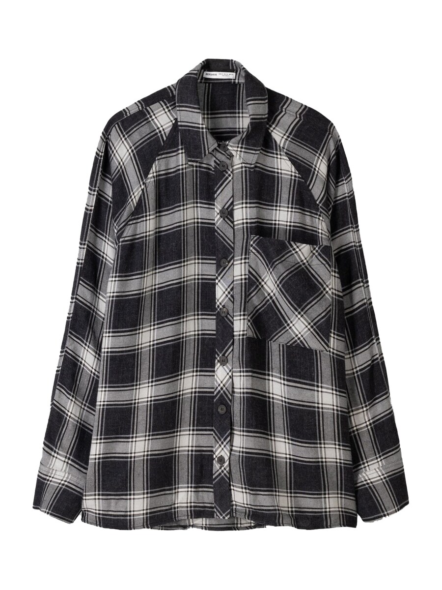 Блузка Bershka, серый
Блузка Bershka, серый