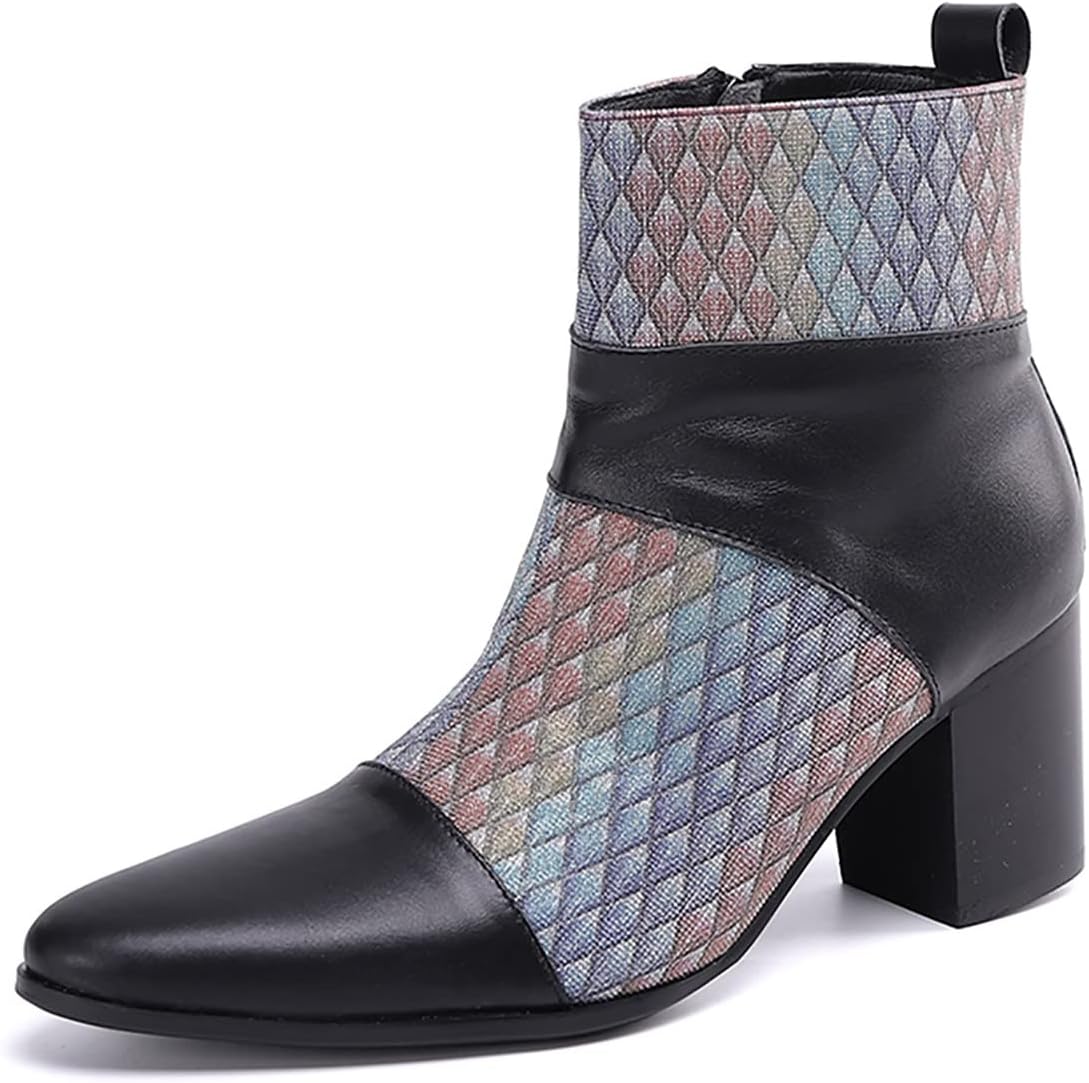 Мужские повседневные ботинки Santimon с запрокинутым носком в стиле вестерн - двухцветные ботинки Челси из натуральной кожи с молнией для выпускного вечера, дискотеки, свадьбы и бального зала, черный
Мужские повседневные ботинки Santimon с запрокинутым носком в стиле вестерн - двухцветные ботинки Челси из натуральной кожи с молнией для выпускного вечера, дискотеки, свадьбы и бального зала, черный