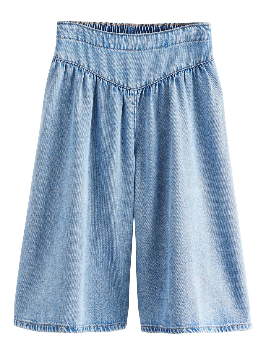 Джинсы с широкими штанинами Next, синий деним
Джинсы с широкими штанинами Next, синий деним