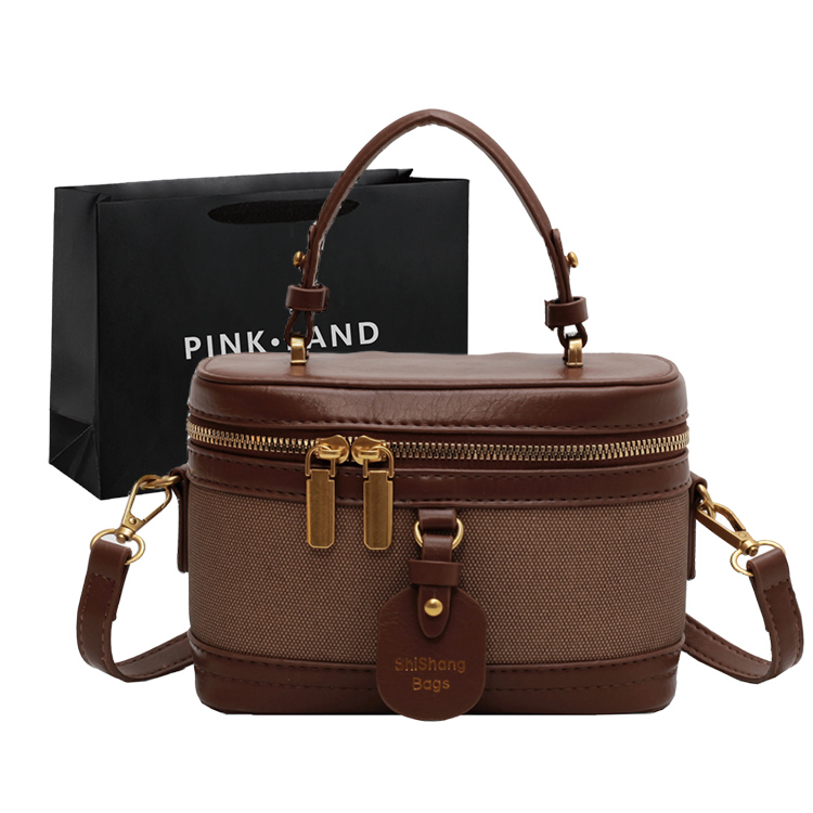 PINK·LAND Переносная сумка-ведро через плечо, Coffee Multicolor 
PINK·LAND Переносная сумка-ведро через плечо, Coffee Multicolor