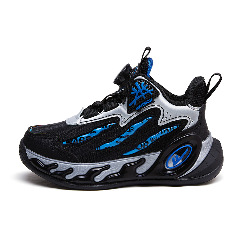 Детские баскетбольные кроссовки Warrior с противоскользящей, износостойкой и дышащей подошвой, низкие, черно-бело-синие
Детские баскетбольные кроссовки Warrior с противоскользящей, износостойкой и дышащей подошвой, низкие, черно-бело-синие
