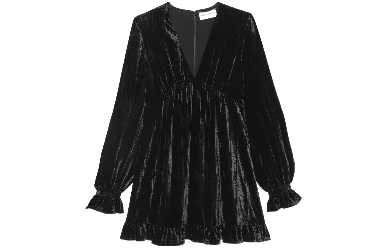 Платье женское Saint Laurent с длинными рукавами, черный
Платье женское Saint Laurent с длинными рукавами, черный