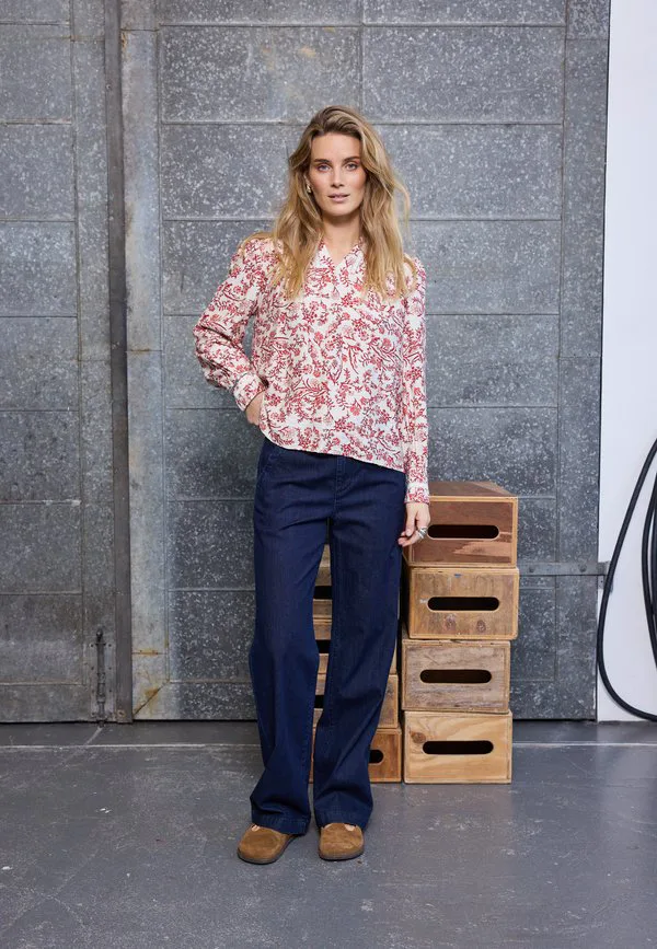 Блузка пзабрина Pulz, Poppy Red
Блузка пзабрина Pulz, Poppy Red