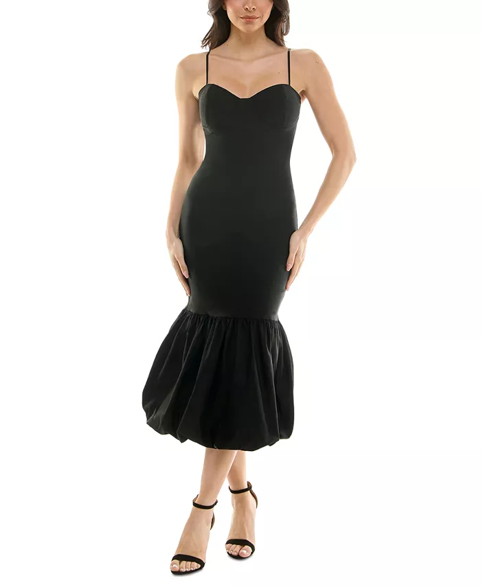 Женское приталенное миди-платье с пузырьковым подолом KATIA RAE, черный
Женское приталенное миди-платье с пузырьковым подолом KATIA RAE, черный