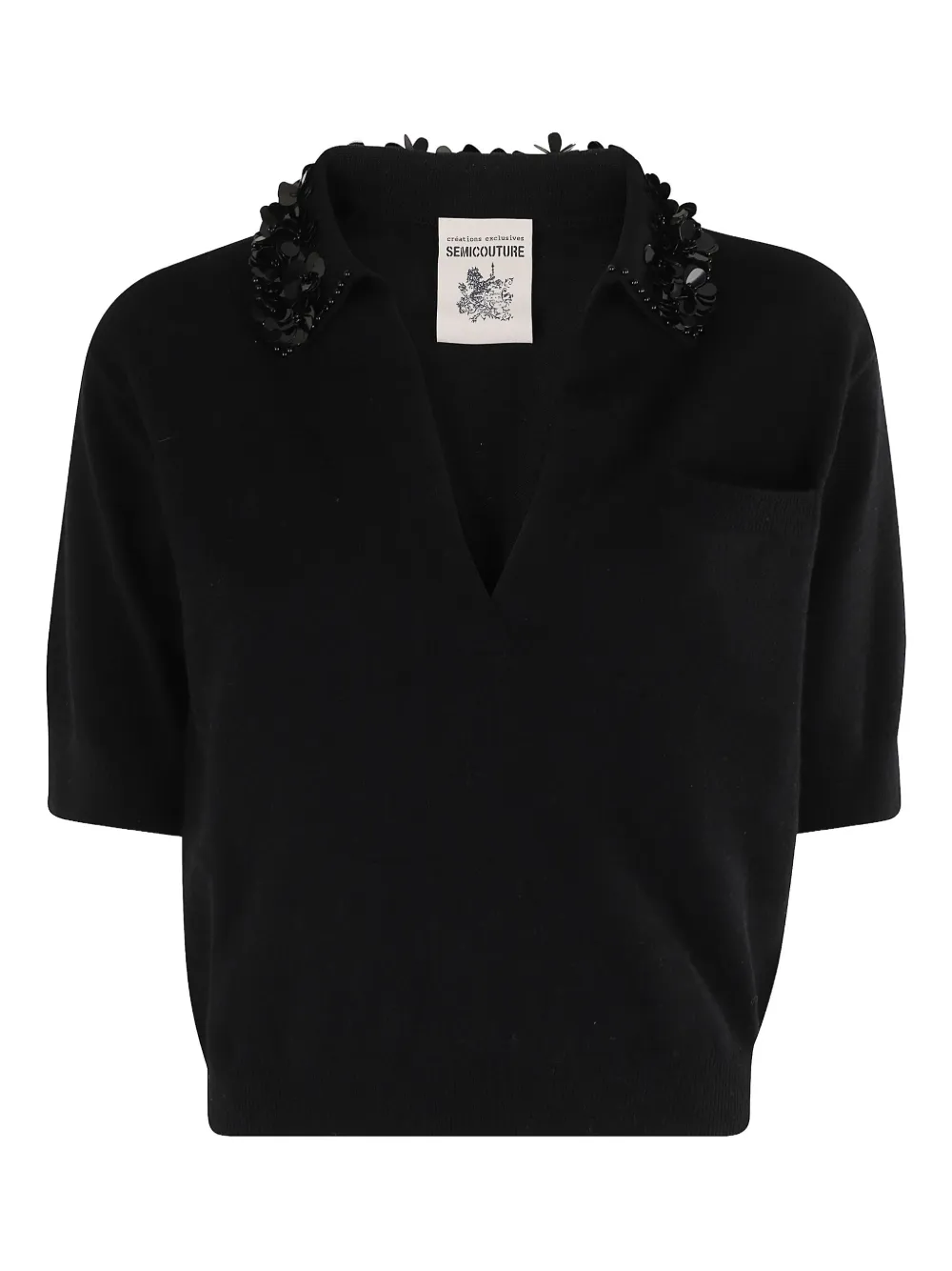 Декорированный топ Giulia Semicouture, черный
Декорированный топ Giulia Semicouture, черный