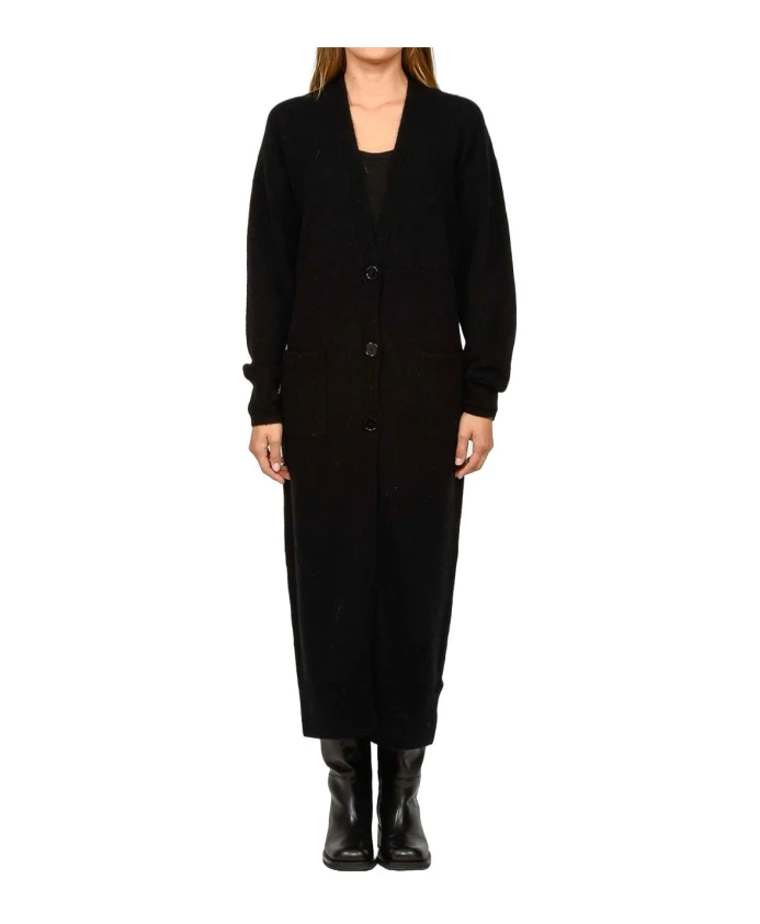 Длинный кардиган из ультрамягкого трикотажа. Patrizia Pepe, черный
Длинный кардиган из ультрамягкого трикотажа. Patrizia Pepe, черный