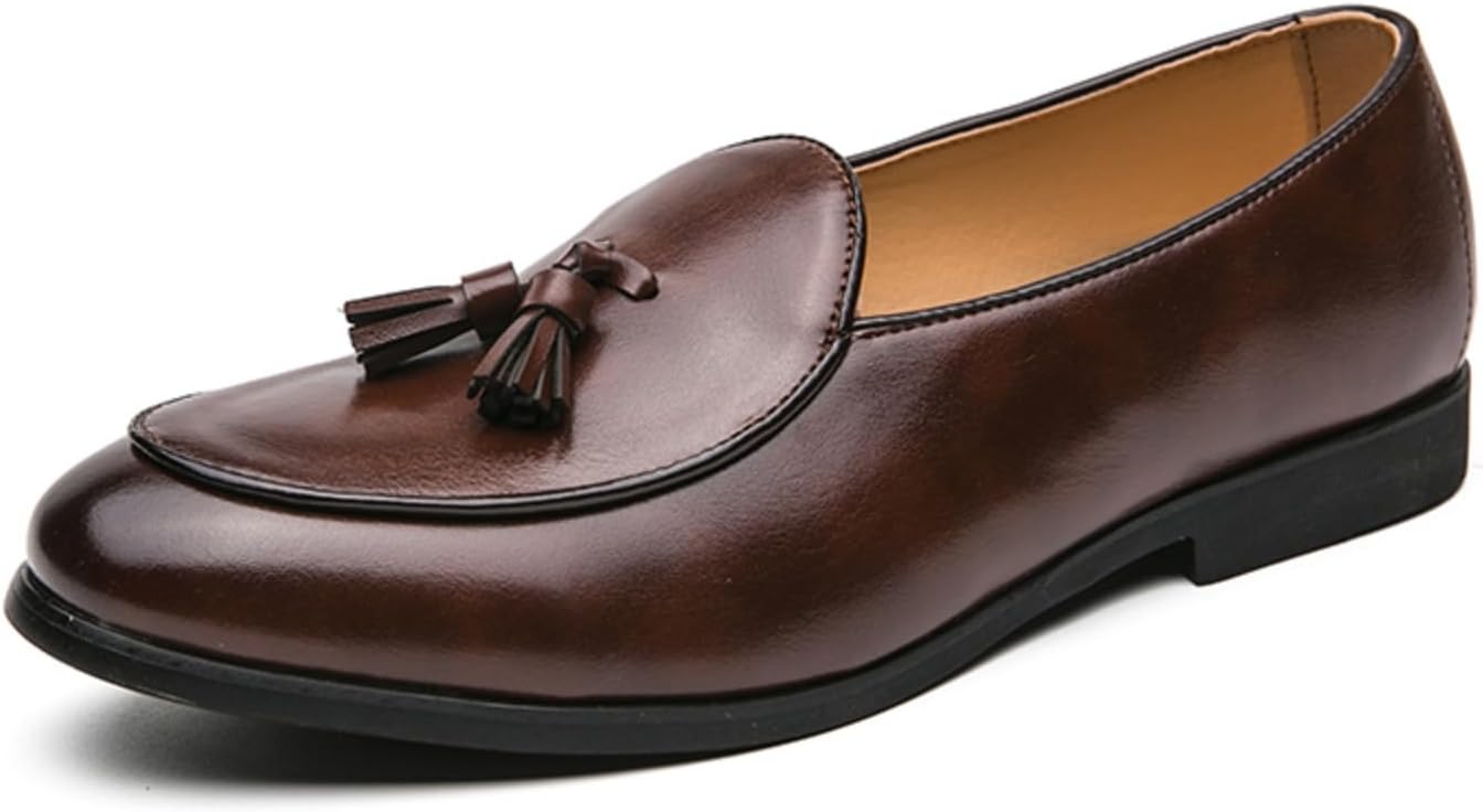 Мужские лоферы YRZHGDL с кисточками, кожаные, без шнурков, удобные, легкие, повседневные и деловые, коричневый
Мужские лоферы YRZHGDL с кисточками, кожаные, без шнурков, удобные, легкие, повседневные и деловые, коричневый