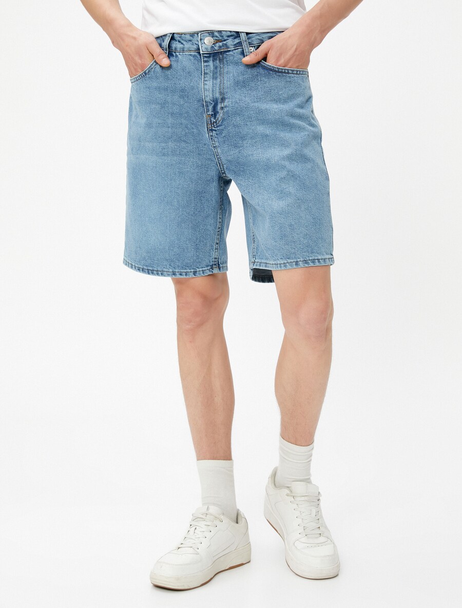 Джинсы свободного кроя Koton, синий деним
Джинсы свободного кроя Koton, синий деним