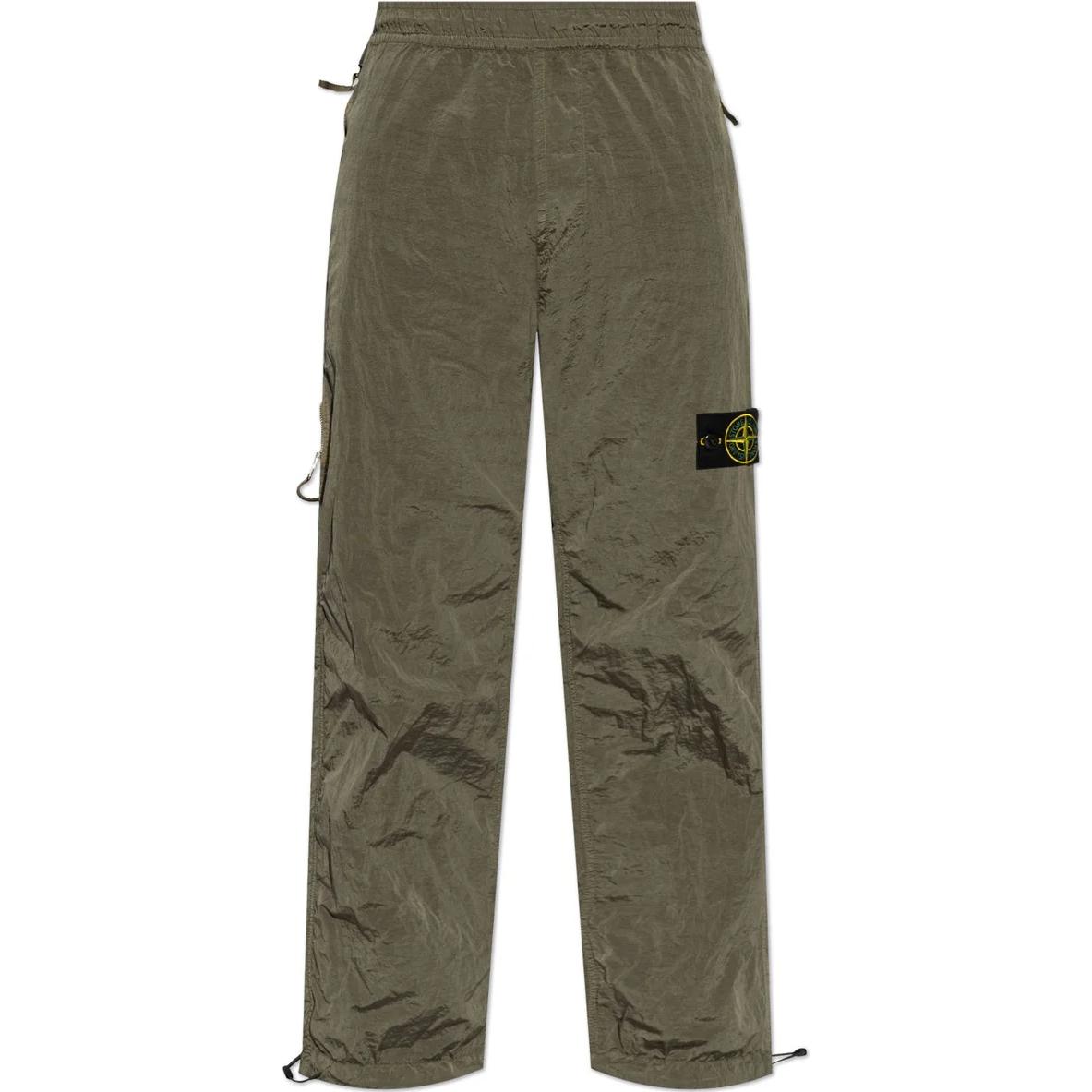 Брюки с эластичным поясом и логотипом STONE ISLAND, зеленый
Брюки с эластичным поясом и логотипом STONE ISLAND, зеленый