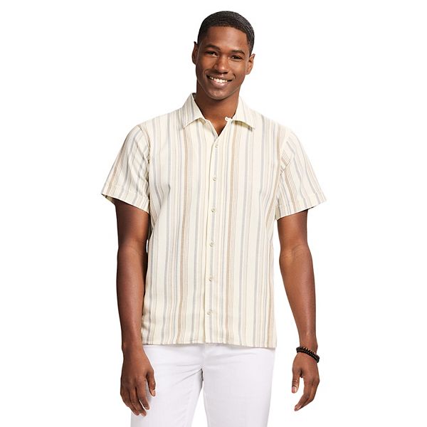 Мужская рубашка с коротким рукавом и застежкой на пуговицах saltwater dunes Izod, Elmwood Stripe
Мужская рубашка с коротким рукавом и застежкой на пуговицах saltwater dunes Izod, Elmwood Stripe