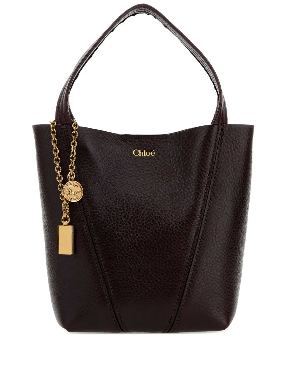 Сумка-тоут Charm Spin Chloé, коричневый
Сумка-тоут Charm Spin Chloé, коричневый