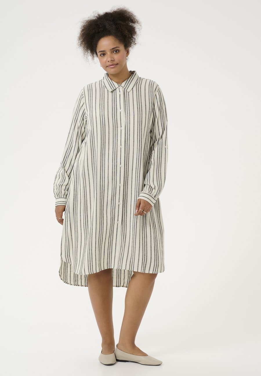 Платье Kaffe Curve KCMILLE, Moonstruck Black Stripe/Beige
Платье Kaffe Curve KCMILLE, Moonstruck Black Stripe/Beige