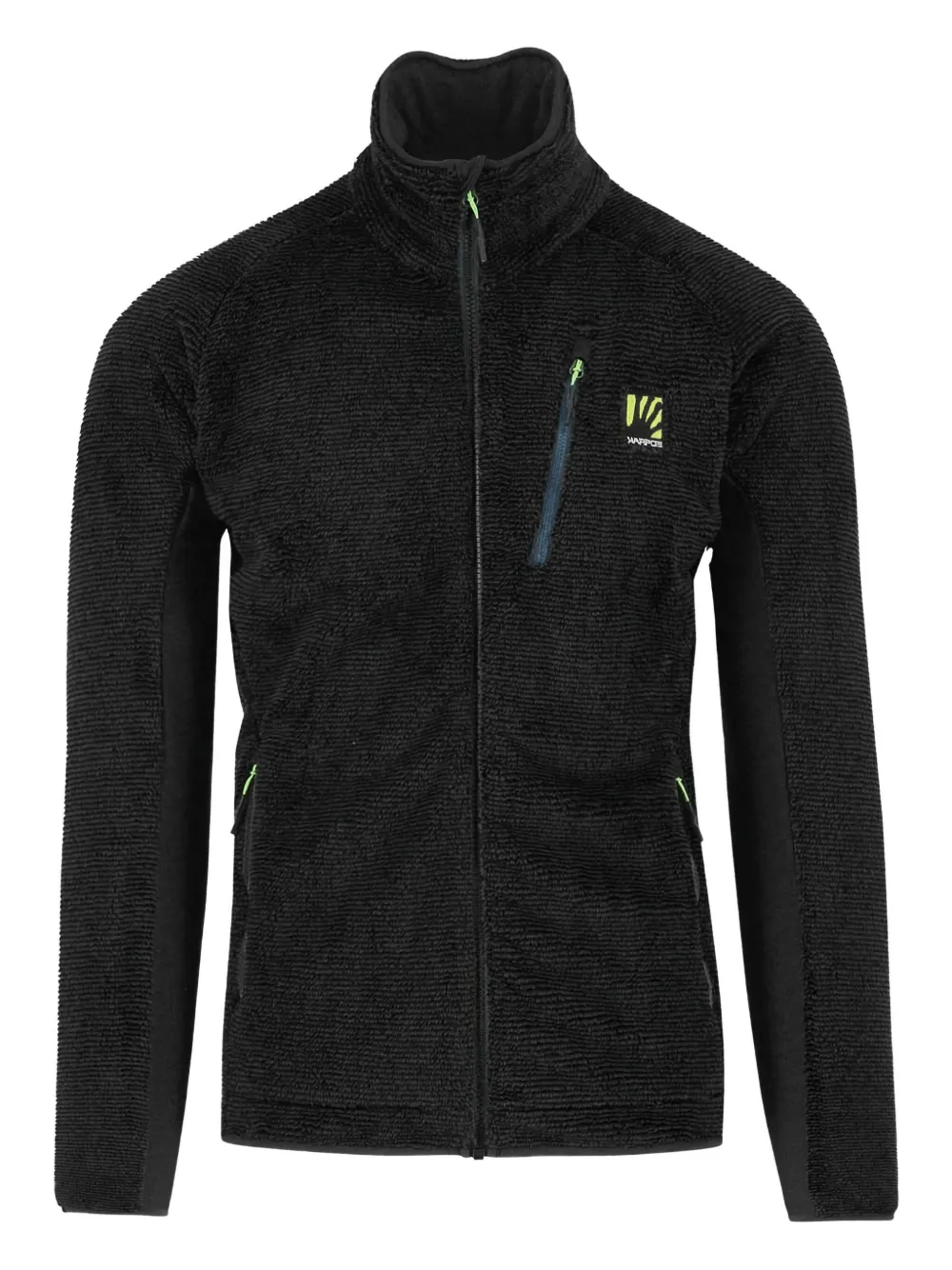 Толстовка на молнии KARPOS, черный 
Толстовка на молнии KARPOS, черный