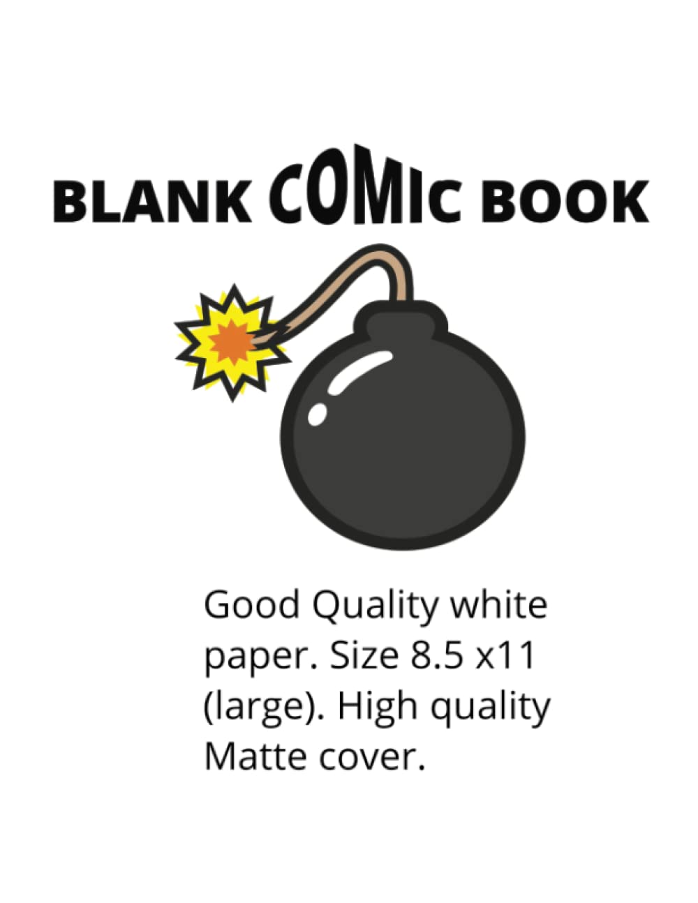 BLANK COMIC BOOK: BLACKPAPPER (Independently published)
BLANK COMIC BOOK: BLACKPAPPER (Independently published)