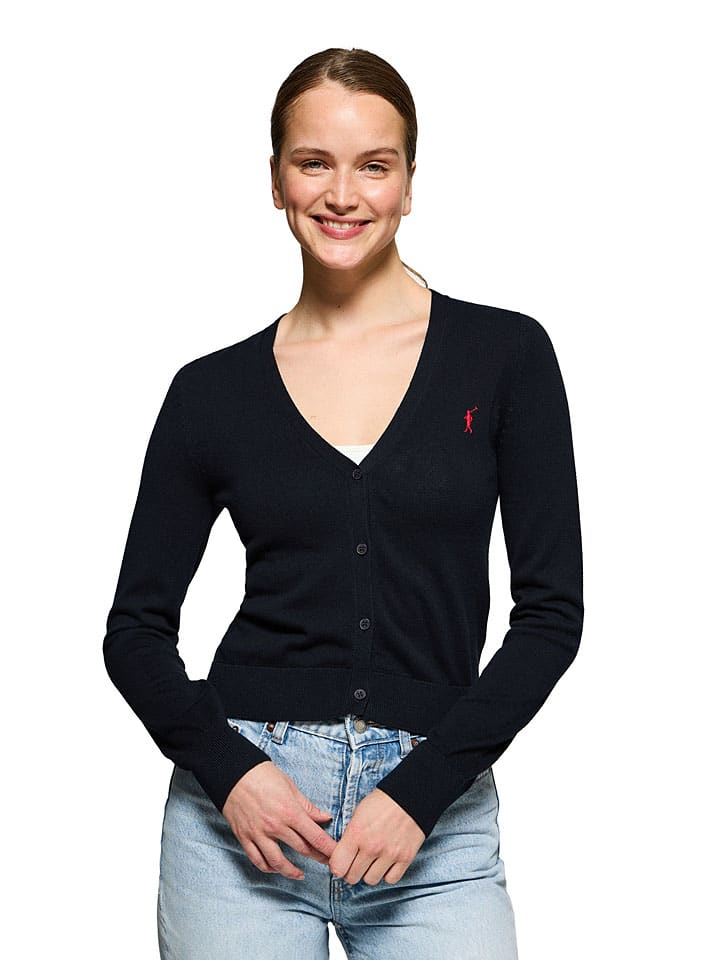 Кардиган темно-синего цвета Polo Club
Кардиган темно-синего цвета Polo Club