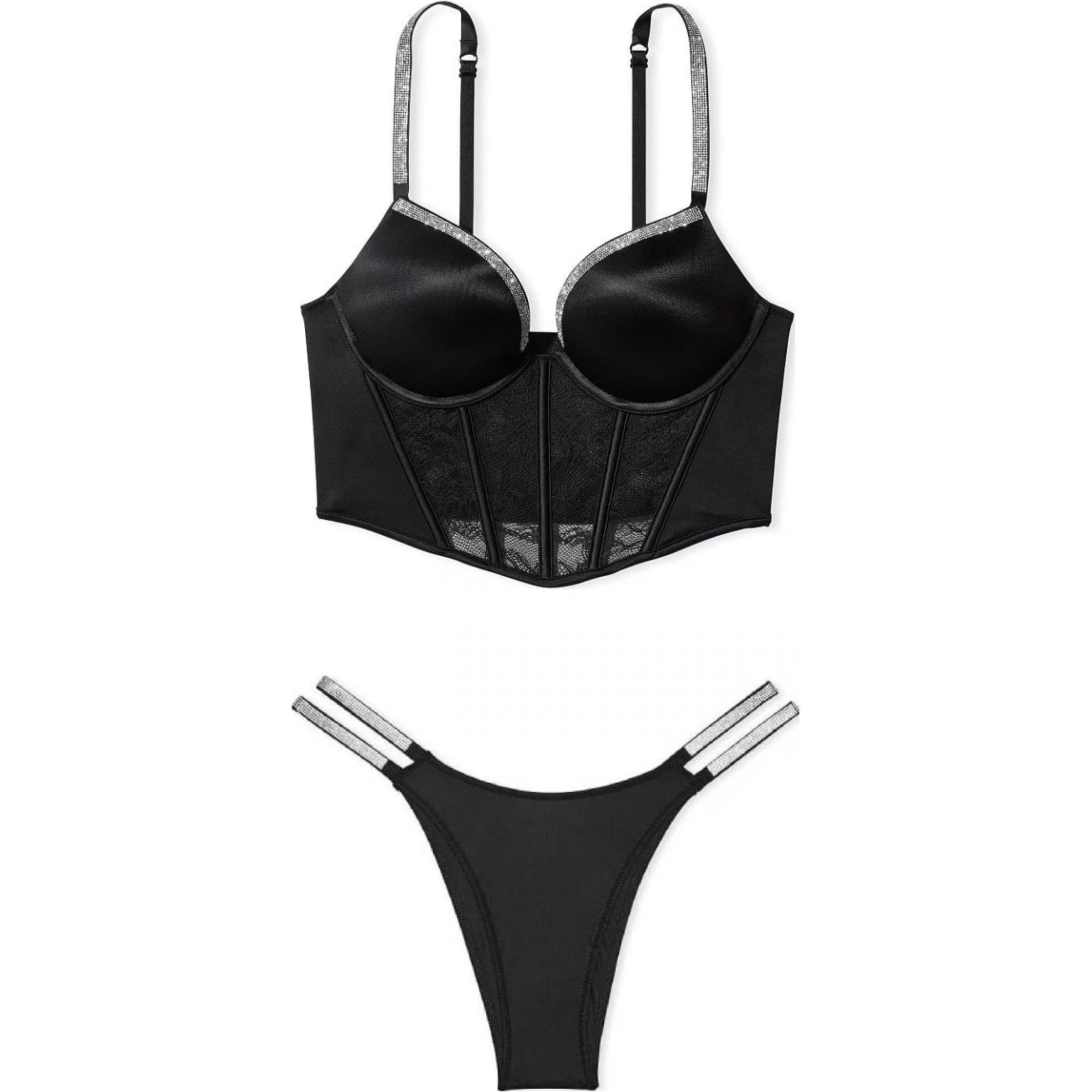 Victoria's Secret Женский комплект нижнего белья черный
Victoria's Secret Женский комплект нижнего белья черный