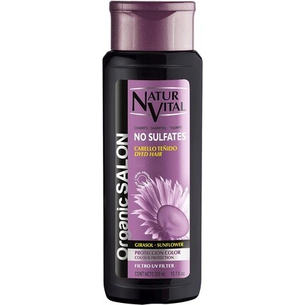 Natur Vital Органический салонный шампунь для защиты цвета от ультрафиолета 300 мл, Naturvital
Natur Vital Органический салонный шампунь для защиты цвета от ультрафиолета 300 мл, Naturvital