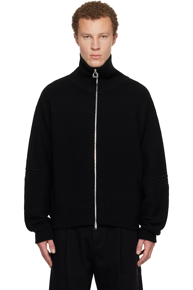 Свитер с высоким воротником на молнии Wooyoungmi, черный
Свитер с высоким воротником на молнии Wooyoungmi, черный